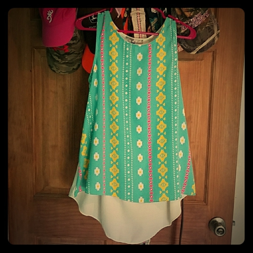 Slick Crossback Tank Top